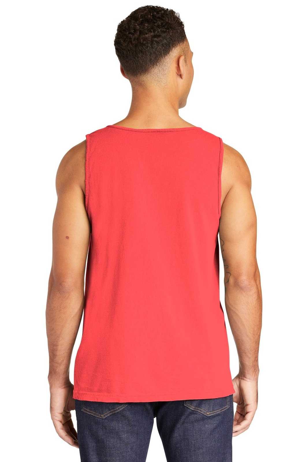 Comfort Colors 9360 Heavyweight Ring Spun Tank Top - Neon Red Orange - HIT a Double
