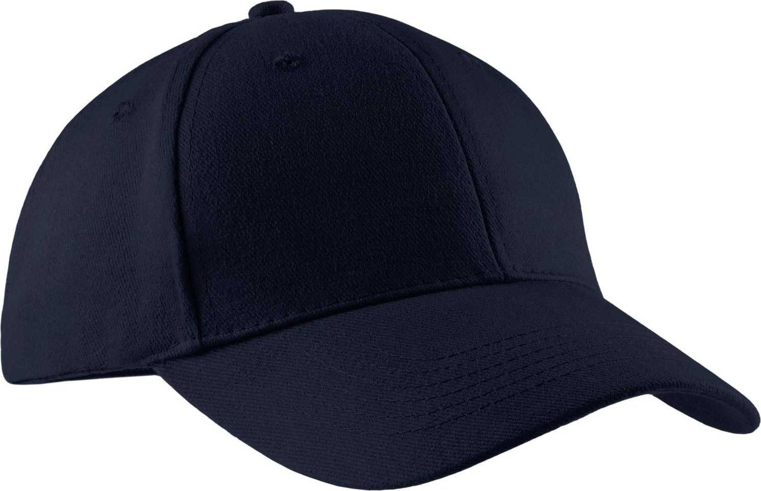 Port & Company CP82 Port & Companybrushed Twill Cap - Navy - HIT a Double - 1
