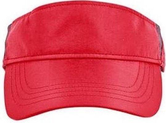 Core 365 CE002 Adult Drive Performance Visor - Red Carbon - HIT a Double