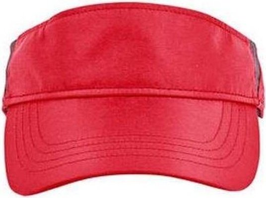 Core 365 CE002 Adult Drive Performance Visor - Red Carbon - HIT a Double