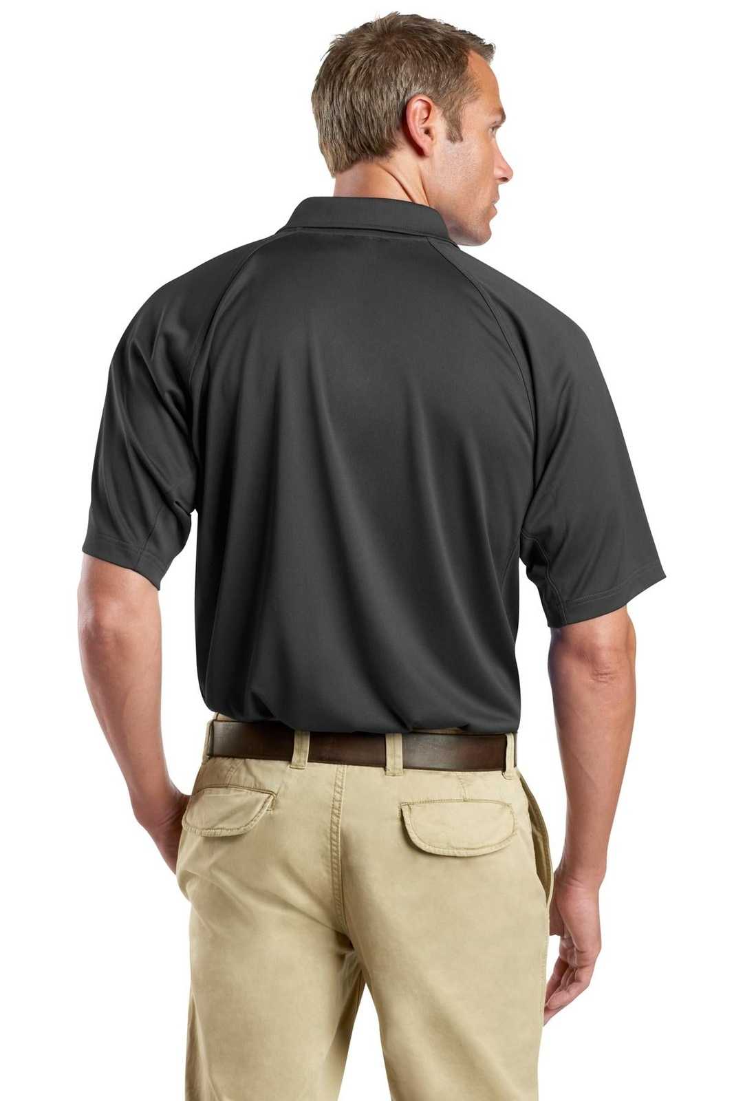 CornerStone CS410 Select Snag-Proof Tactical Polo - Charcoal - HIT a Double - 2
