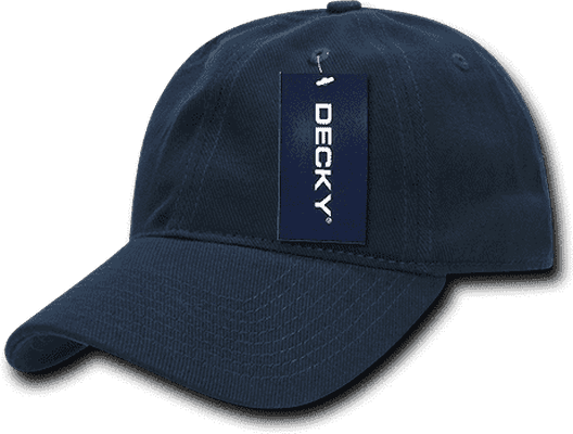 Decky 112 Brushed Cotton Baseball Cap - Navy - HIT A Double