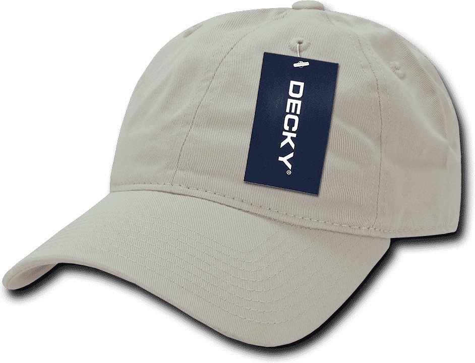 Decky 205 Relaxed Washed Cotton Cap - Stone - HIT a Double