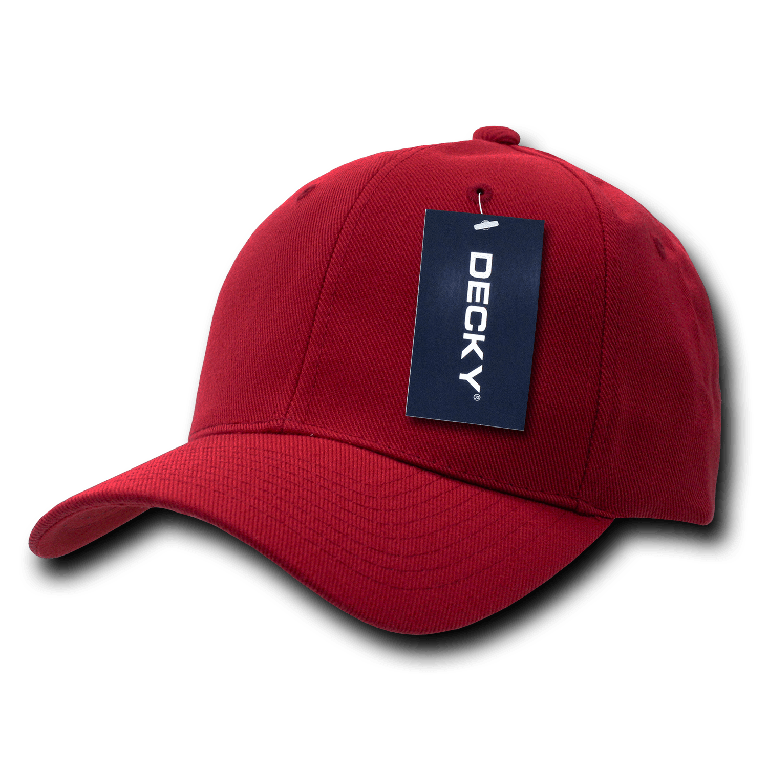 Decky 207 Deluxe Baseball Cap - Cardinal - HIT A Double