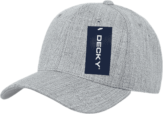 Decky 207 Deluxe Baseball Cap - Heather Gray - HIT a Double