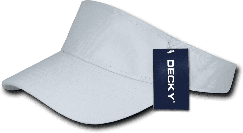 Decky 3001 Sports Visor - White - HIT a Double