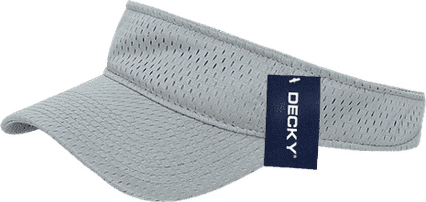 Decky 3014 Mesh Jersey Visors - Gray - HIT a Double