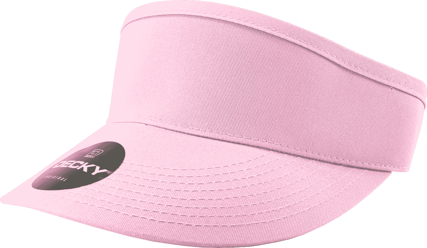 Decky 3015 High Profile Cotton Visors - Pink - HIT a Double