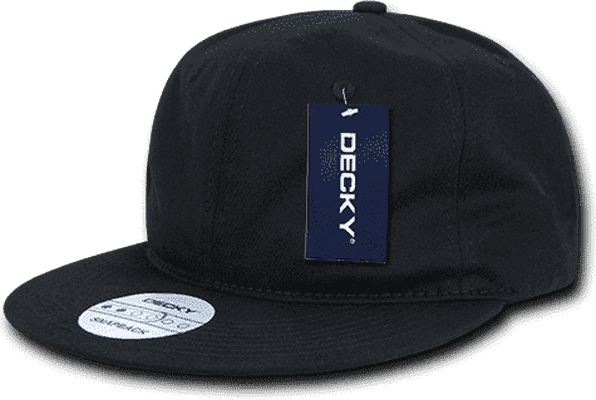 Decky 370 Relaxed Snapback Cap - Black - HIT a Double