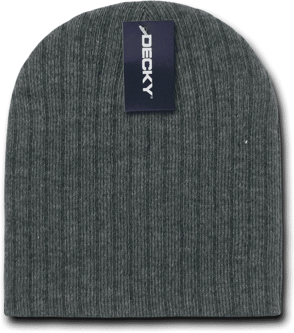 Decky 601 Cable Beanie - Heather Charcoal - HIT a Double