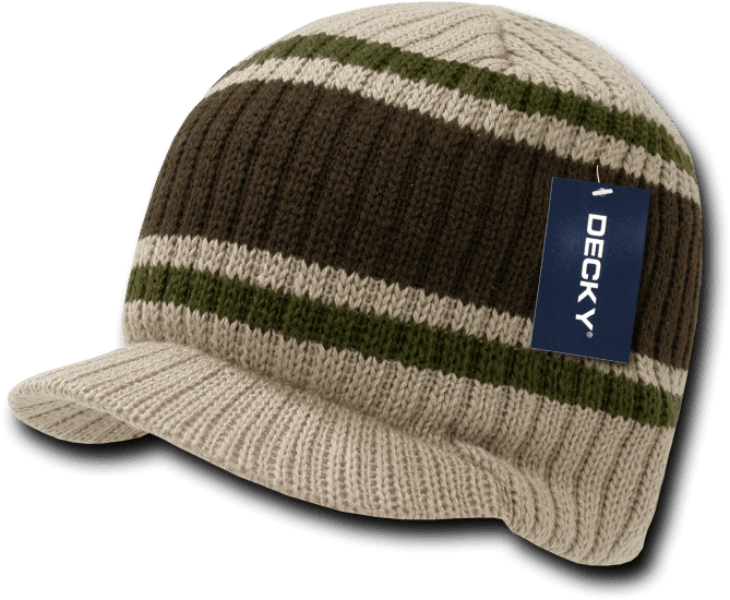 Decky 620 Stripped College Jeep Cap - Khaki Brown Olive - HIT a Double