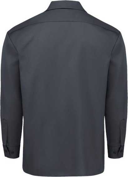 Dickies 5574L Long Sleeve Work Shirt - Long Sizes - Charcoal - HIT a Double - 1