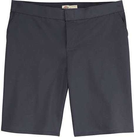 Dickies FW22 Women's Flat Front Shorts - Plus - Dark Navy - HIT a Double - 1