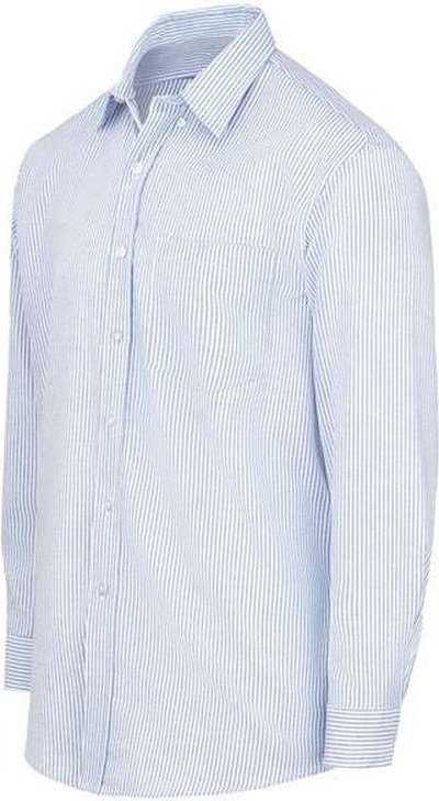 Dickies SSS36 Long Sleeve Oxford Shirt - Blue/ White Stripe - HIT a Double - 1