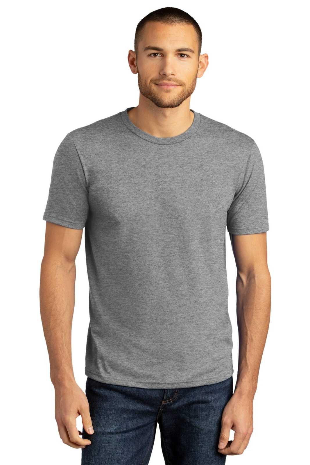 District DM130DTG Perfect Tri DTG Tee - Gray Frost - HIT a Double - 1