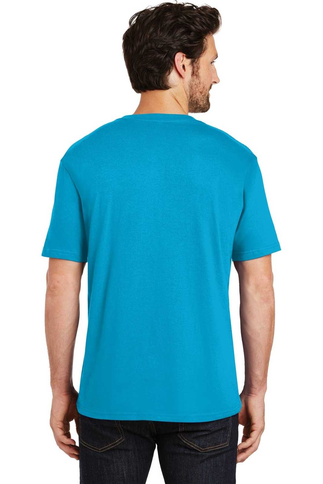 District DT104 Perfect Weight Tee - Bright Turquoise - HIT a Double - 1