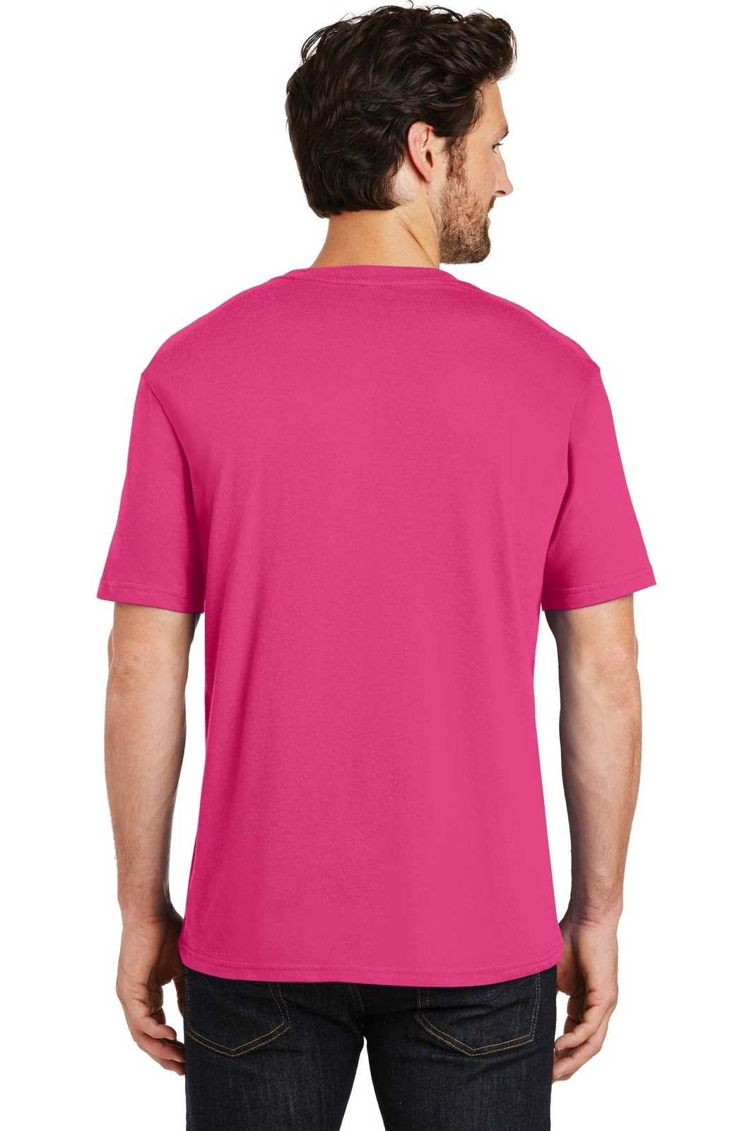 District DT104 Perfect Weight Tee - Dark Fuchsia - HIT a Double - 1