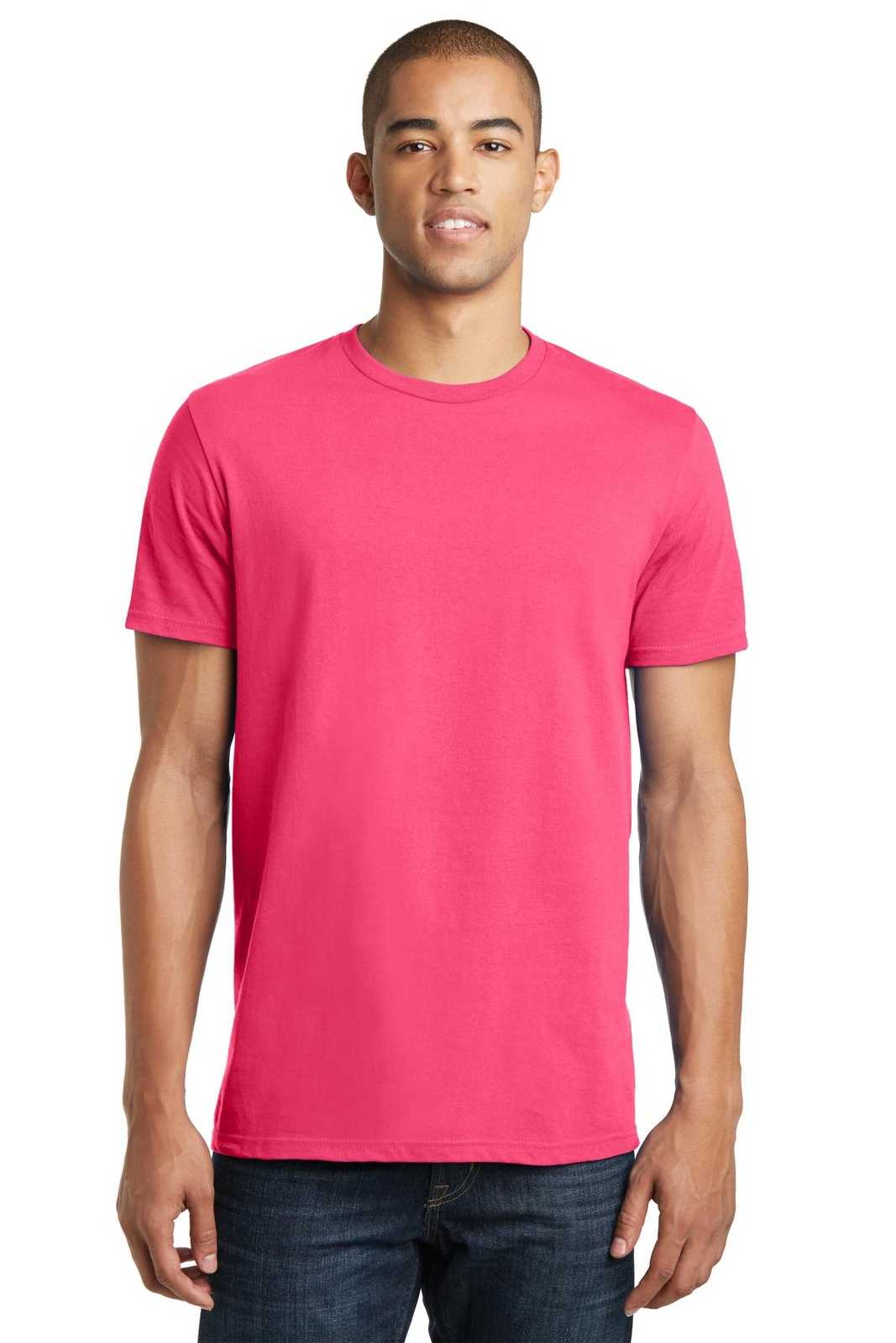 District DT5000 The Concert Tee - Neon Pink - HIT a Double - 1