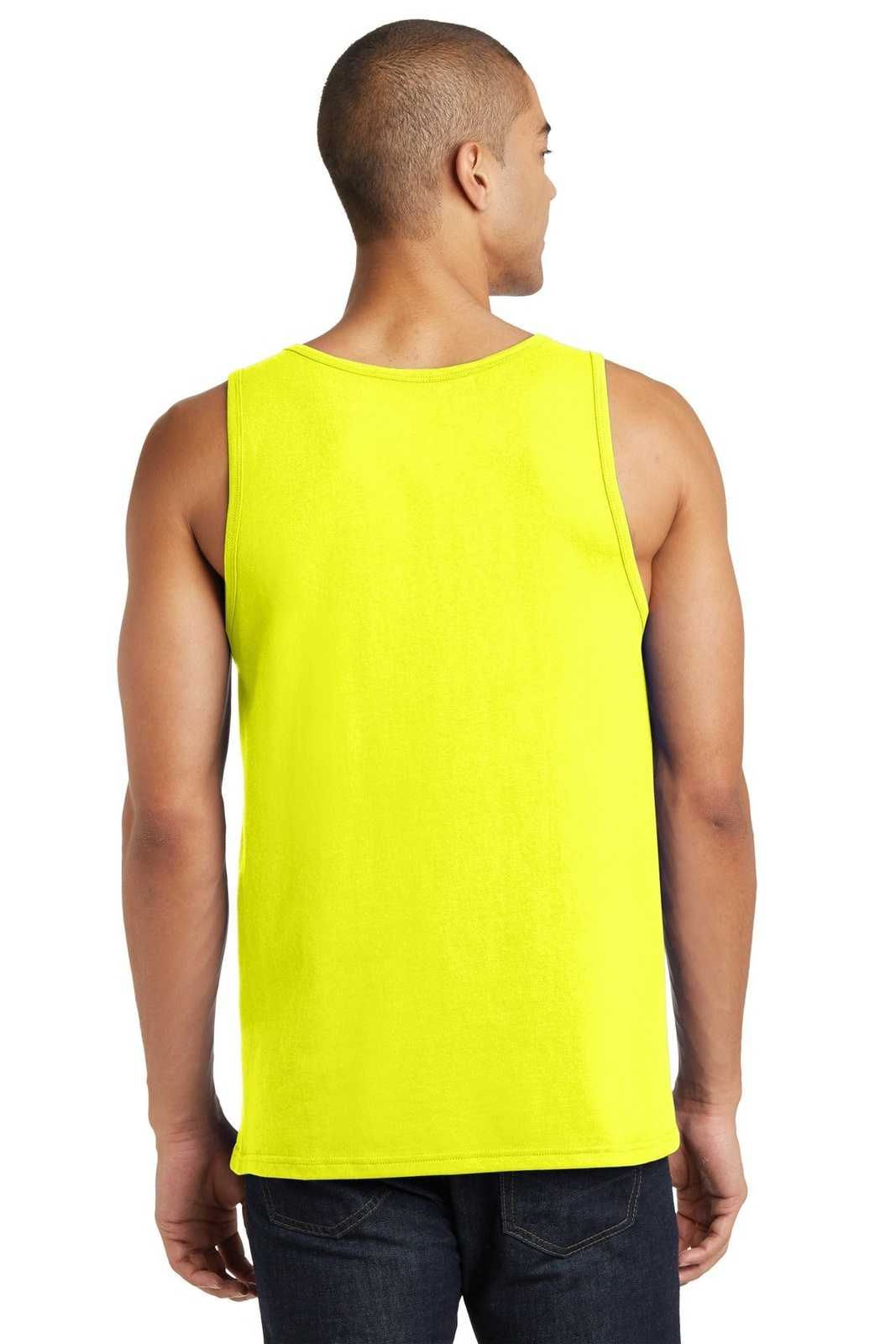 District DT5300 The Concert Tank - Neon Yellow - HIT a Double - 1