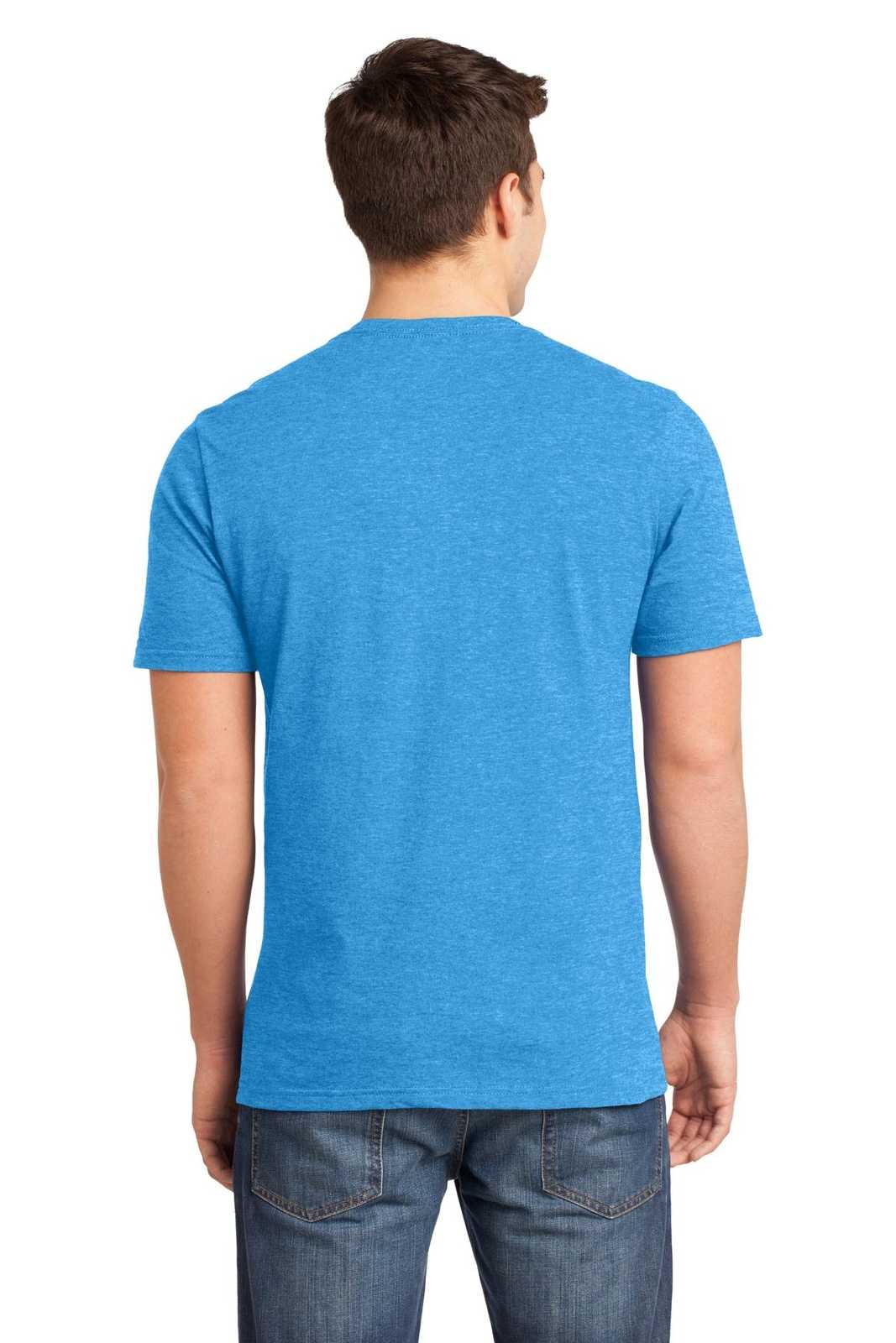 District DT6000 Very Important Tee - Heathered Bright Turquoise - HIT a Double - 1
