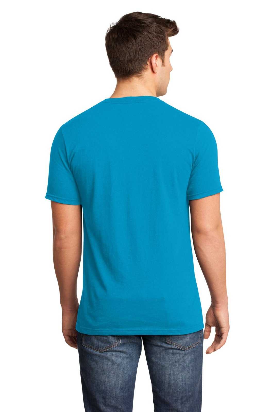District DT6500 Very Important Tee V-Neck - Light Turquoise - HIT a Double - 1