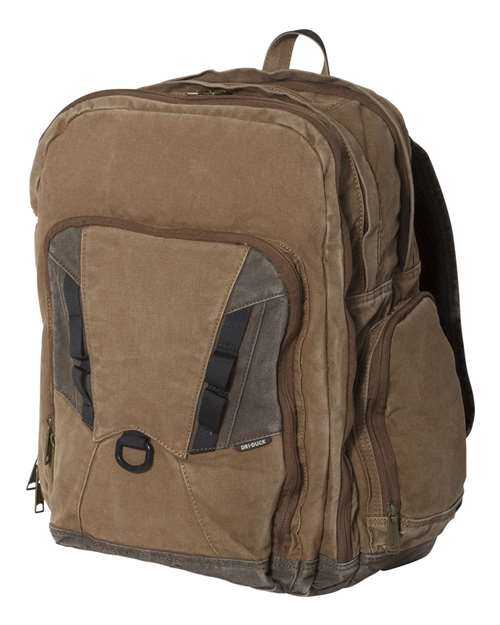 Dri Duck 1039 32L Traveler Backpack - Field Khaki Tobacco - HIT a Double