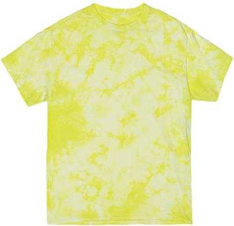Dyenomite 200CR Crystal Tie-Dyed T-Shirt - Citron - HIT a Double - 1
