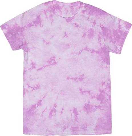 Dyenomite 200CR Crystal Tie-Dyed T-Shirt - Lilac - HIT a Double - 1
