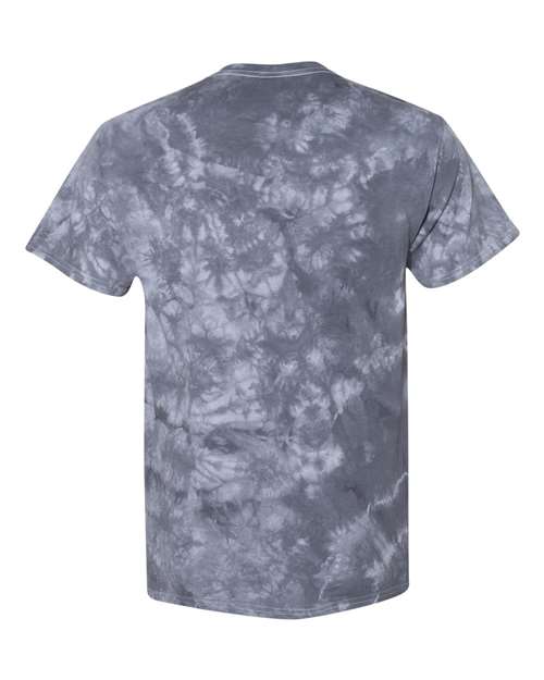 Dyenomite 200CR Crystal Tie-Dyed T-Shirt - Silver - HIT a Double