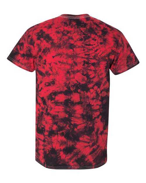 Dyenomite 200CR Crystal Tie-Dyed T-Shirt - Black Red Crystal - HIT a Double