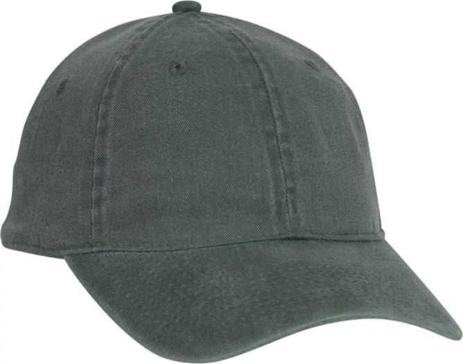 OTTO 10-271 Stretchable Washed Pigment Dyed Cotton Twill Low Profile Pro Style Soft Crown Cap - Dark Green - HIT a Double - 1
