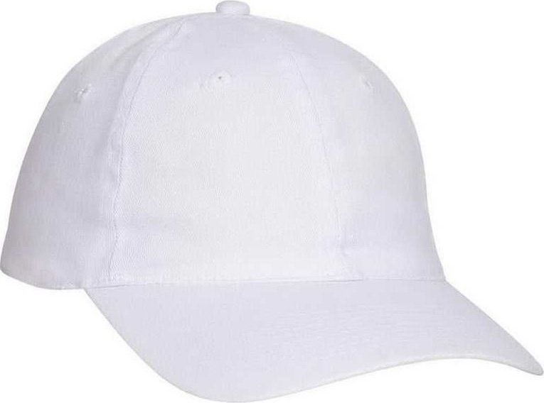OTTO 10-275 Stretchable Garment Washed Cotton Twill Low Profile Pro Style Cap - Black White - HIT a Double - 2