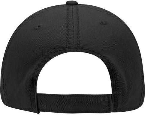 OTTO 104-1018 Distressed Superior Garment Washed Cotton Twill Low Profile Pro Style Cap - Black - HIT a Double - 1