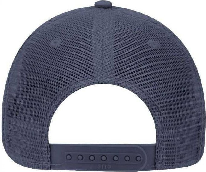 OTTO 121-858 Superior Garment Washed Cotton Twill Low Profile Pro Style Mesh Back Cap - Navy - HIT a Double - 1