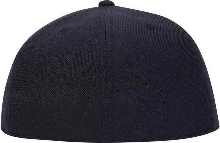 OTTO 123-969 Fit Wool Blend Flat Visor Fitted Pro Style Cap - Navy - HIT a Double - 1