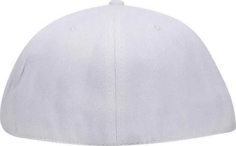 OTTO 123-969 Fit Wool Blend Flat Visor Fitted Pro Style Cap - White - HIT a Double - 1