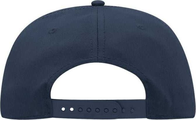 OTTO 125-1038 Superior Cotton Twill Flat Visor Snapback Pro Style Cap - Navy - HIT a Double - 1