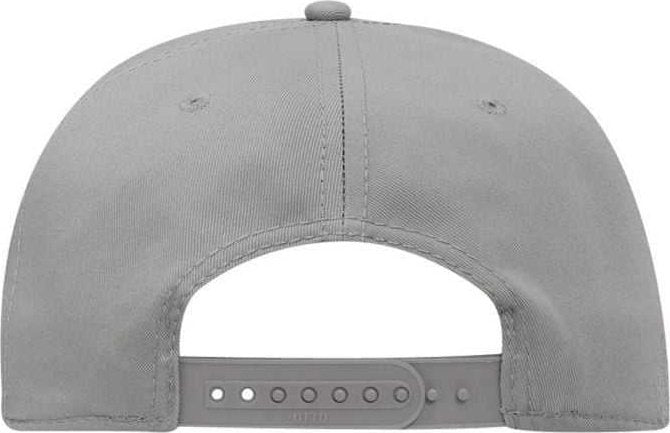 OTTO 125-1038 Superior Cotton Twill Flat Visor Snapback Pro Style Cap - Gray - HIT a Double - 1