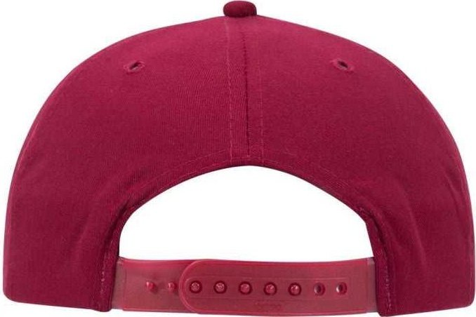 OTTO 18-016 Brushed Cotton Twill Low Profile Pro Style Cap - Burgandy Maroon - HIT a Double - 1
