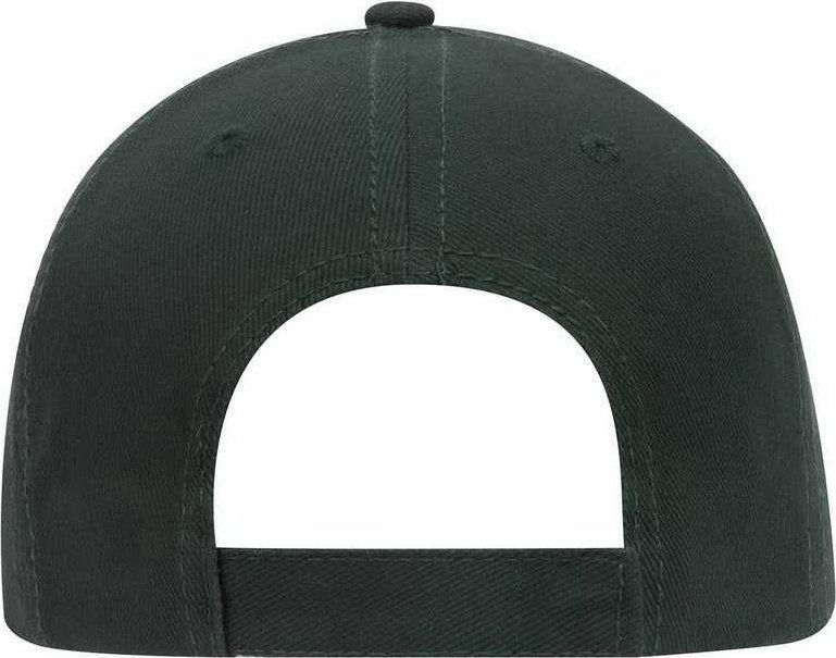 OTTO 18-253 Brushed Bull Denim Soft Crown Low Profile Pro Style Cap - Dark Green - HIT a Double - 1