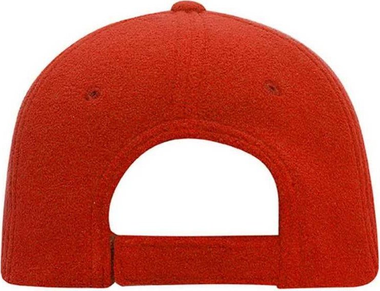 OTTO 18-429 6 Panel Low Profile Baseball Cap - Red - HIT a Double - 1