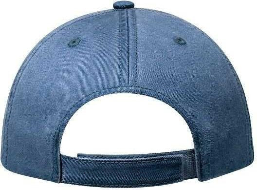 OTTO 18-711 Superior Washed Pigment Dyed Cotton Twill Low Profile Pro Style Cap - Royal - HIT a Double - 1