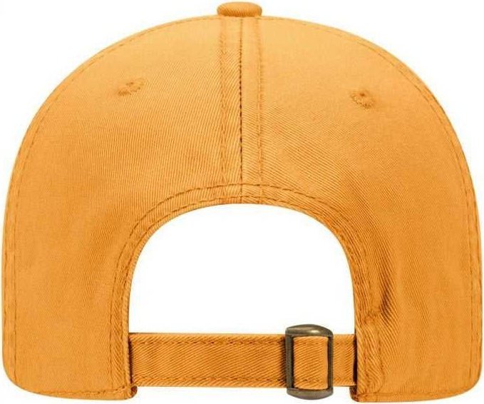 OTTO 18-772 Superior Garment Washed Cotton Twill Low Profile Pro Style Cap - Gold - HIT a Double - 1