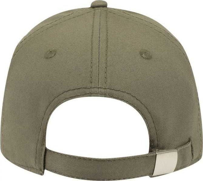 OTTO 19-1203 Superior Cotton Twill 6 Panel Low Profile Baseball Cap - Olive Green - HIT a Double - 1