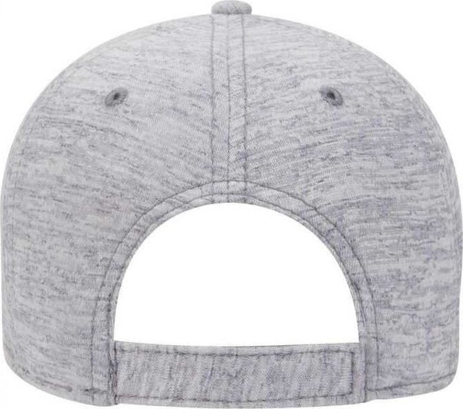 OTTO 19-1232A 6 Panel Low Profile Baseball Cap - Heather Gray - HIT a Double - 1