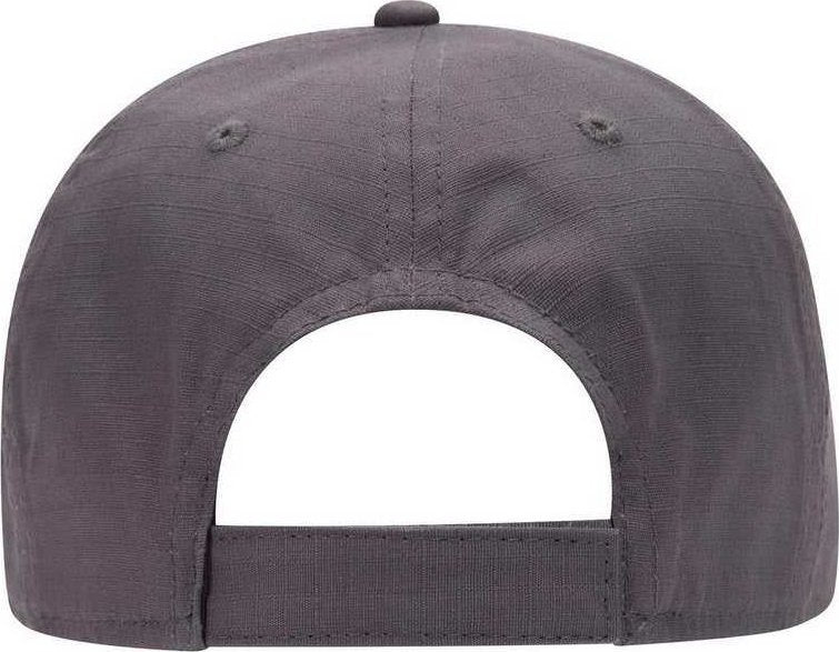 OTTO 19-1266 6 Panel Low Profile Baseball Cap - Charcoal Gray - HIT a Double - 1