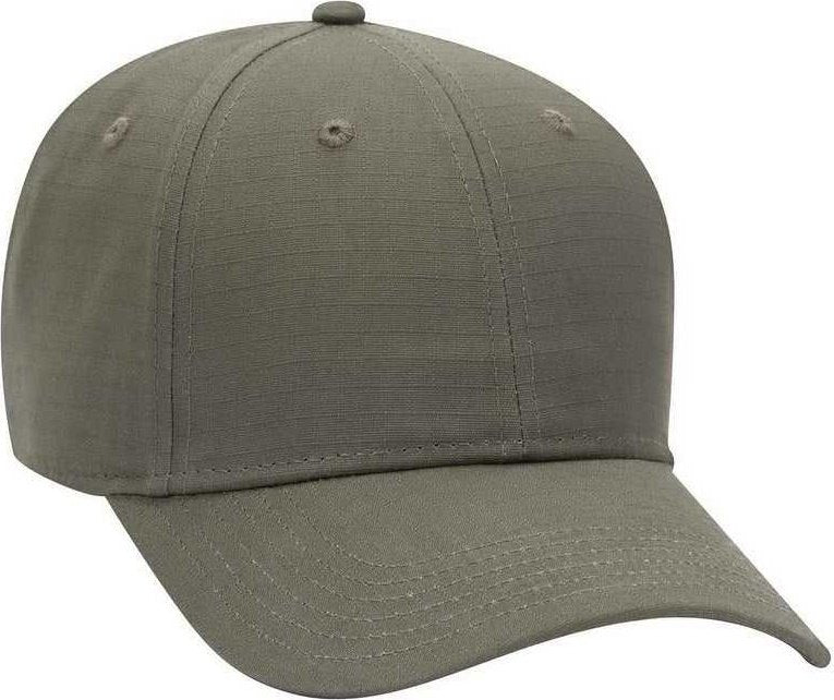 OTTO 19-1266 6 Panel Low Profile Baseball Cap - Dark Olive Green - HIT a Double - 1