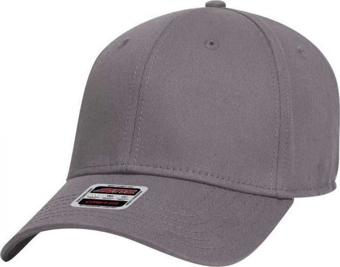 OTTO 19-1283 Comfy Fit 6 Panel Low Profile Baseball Cap - Charcoal - HIT a Double - 1