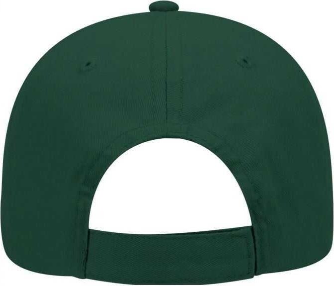 OTTO 19-503 Brushed Cotton Twill Low Profile Pro Style Cap with Full Buckram - Dark Green - HIT a Double - 1