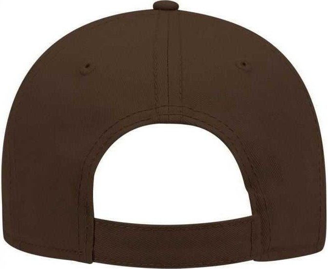 OTTO 19-768 Superior Cotton Twill Low Profile Pro Style Cap - Dark Brown - HIT a Double - 1